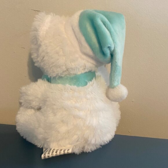 Tom's Toy International 2022 Plush Teddy Bear Santa Hat 6.5" Stuffed Animal - Picture 4 of 6